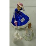 Royal Doulton Lady Figure Mary Hn3375: Kerry HN3036 together with Beswick comical dog 804(3)