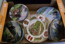 A collection of Bradford Exchange, Wedgwood & Royal Doulton Mixed Theme wall plates: