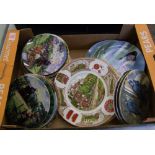 A collection of Bradford Exchange, Wedgwood & Royal Doulton Mixed Theme wall plates: