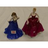 Royal Doulton Lady Figures: Gift of Love HN4751 & Alexandra HN4791(2)