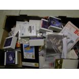 A quantity of military model making accessories: including tank tracks, ammo boxes, clothing etc (