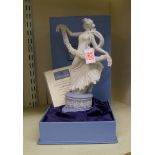 Wedgwood Dancing hours figurine Laurel Garland: boxed with certificate