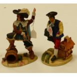 Royal Doulton resin character figures Gulliver and Dartagnen (2)