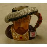 Boxed Royal Worcester NOS Large Character Jug Henry VIII, limited Edition