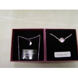 A quantity of boxed Chavin Sterling Silver necklaces: (20).