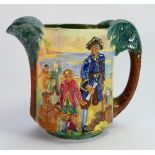 Royal Doulton Loving cup jug Treasure Island: Height 19cm. (Restoration).