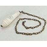 George Wright toilet chain hand pull:
