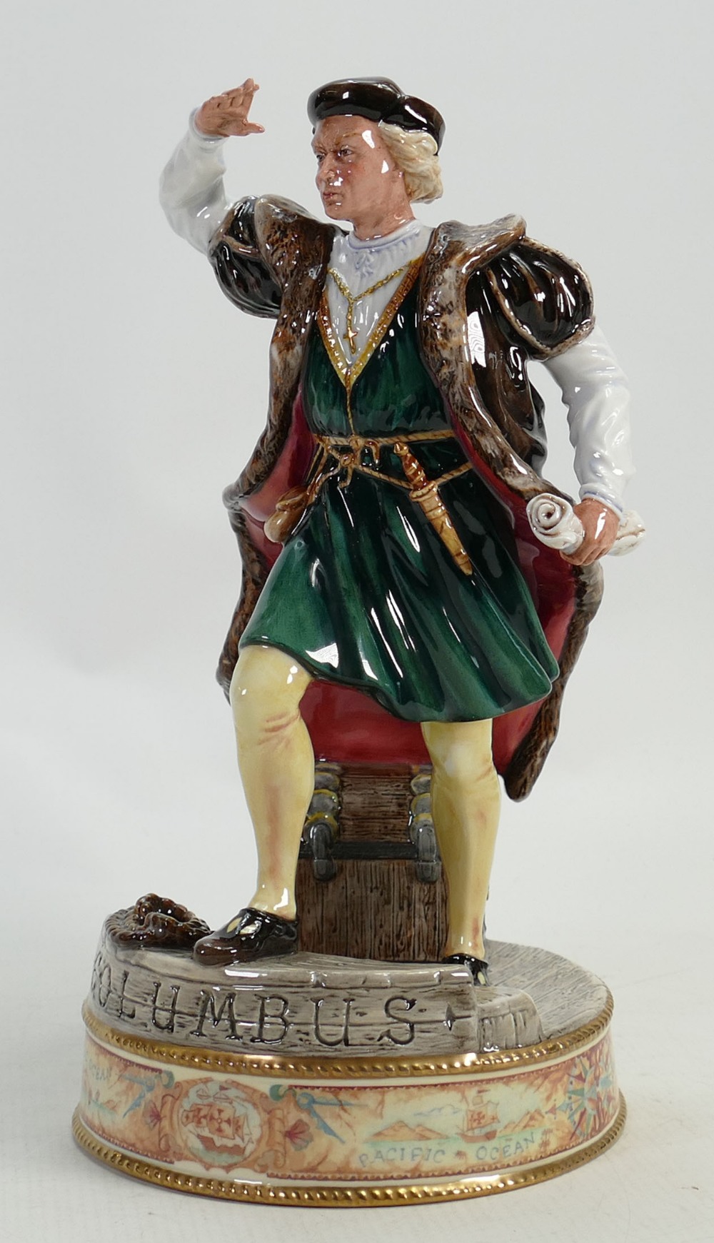 Royal Doulton Prestige figure Christopher Columbus HN3392: Limited edition, boxed with certificate.