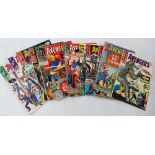 A collection of Marvel the Avengers Silver Age Comics: 13 copies