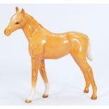 Beswick palomino thoroughbred foal 1813: