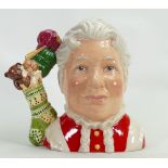 Royal Doulton large character jug Mrs Claus D7242: A limited edition USA piece, with certificate.