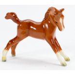 Beswick Chestnut stretched Foal 1815: Facing right.