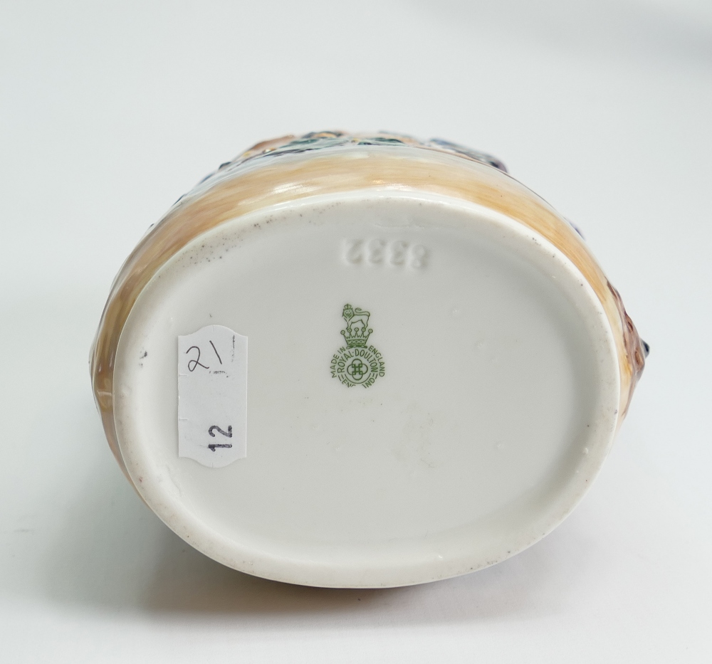Royal Doulton prototype embossed Dickensware vase: Shape 8832. - Image 2 of 3