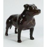 A Beswick model of a Staffordshire Bull Terrier: Bandits Brintiga, modelled by Arthur Gredington,