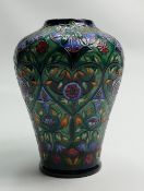Moorcroft vase in the Anatolia pattern: Designed by Rachel Bishop for the Moorcroft collectors club