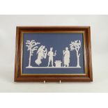 Wedgwood rectangular dark blue & white plaque: Sidney Olympics,