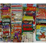 A collection of Marvel and Independent comics to include: The Comic Reader, Amazing Heroes,