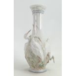 Lladro Herons Realm Vase 6881: Height 35cm