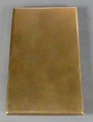 9ct gold Cigarette case: Hallmarked For Chester 1947, makers S & D, 204.6g.