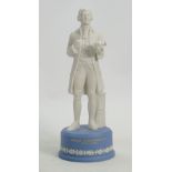 Wedgwood Jasperware figure of Josiah Wedgwood: Boxed with certificate,