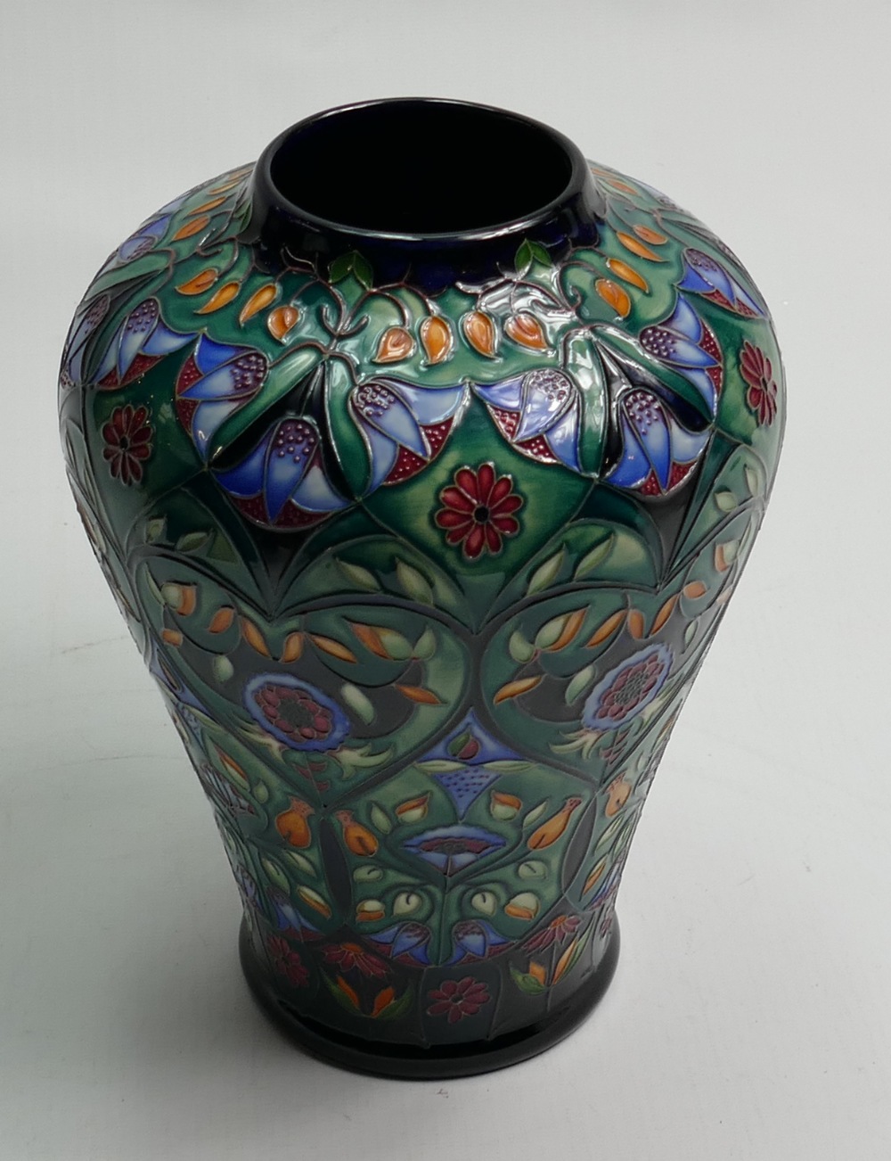 Moorcroft vase in the Anatolia pattern: Designed by Rachel Bishop for the Moorcroft collectors club - Image 3 of 4