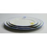 A large collection of Shelley 12229 floral decorated dinner ware: To include platters, tureens,