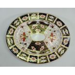 Royal Crown Derby Imari pattern large platter: 38cm max diameter.