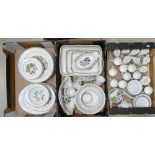 Poole pottery Ferndown tea and dinner ware: Dinner plates, side plates, oven ware, coffee set etc.