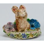 A Kitty MacBride mouse: An original Kitty MacBride one of a kind pottery mouse.