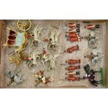 Britains Coronation coach and horses plus others: Large model of coach & horses together with