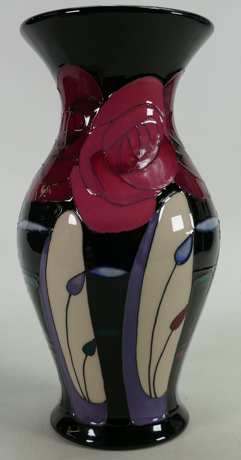 Moorcroft Bella Houston vase: Designed by Emma Bossons. - Image 3 of 3