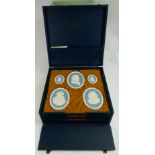 Wedgwood limited edition collection of cased portrait plaques: Historical figures for The National