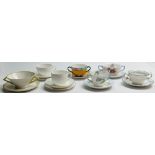 A collection of Shelley items to include: Trios in Carlton , Bute,