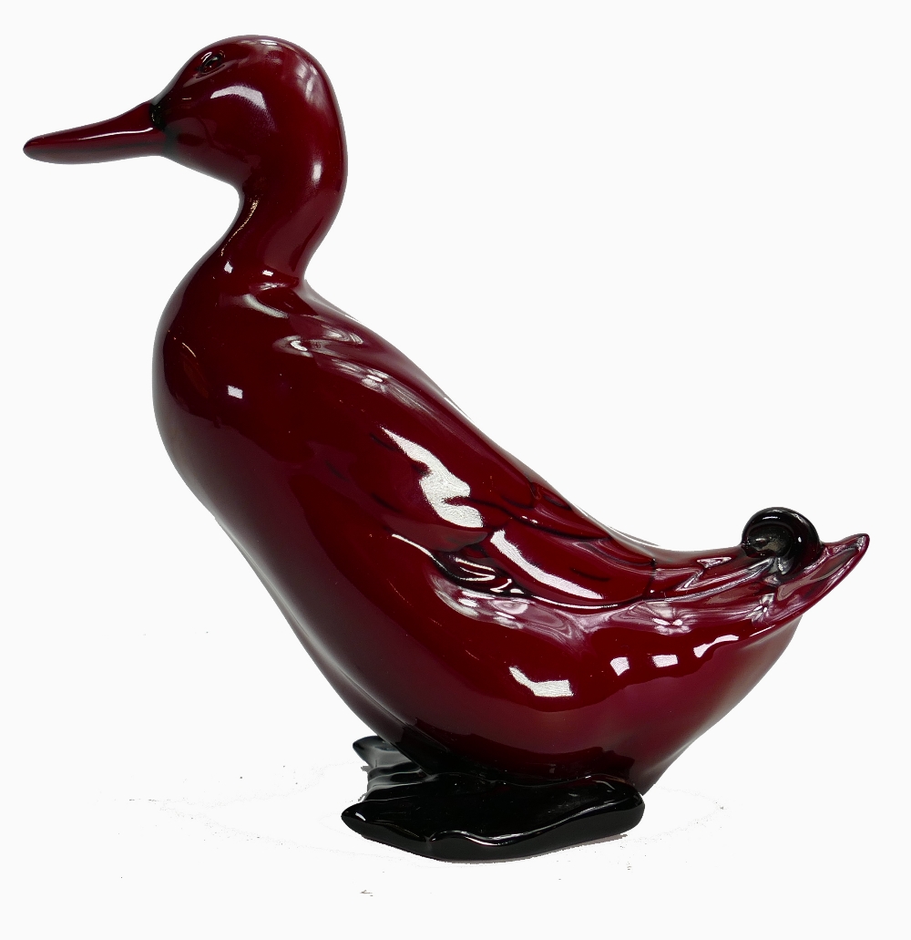 Royal Doulton Flambe Mallard drake standing: HN956 - Image 3 of 3