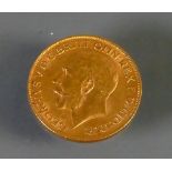 Gold FULL Sovereign: Dated 1912.