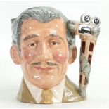 Royal Doulton large character jug Clark Gable: D6709 from the celebrity collection,