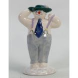 Royal Doulton Snowman prototype figure Stylish: In a different colourway, not for resale backstamp.