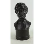 Wedgwood black Basalt bust of Abraham Lincoln: Height 22cm.