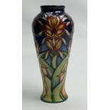 Moorcroft Lizard Orchid vase: Three star collectors piece dated 7/11/03.