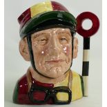 Royal Doulton large character jug Jockey: D6625.