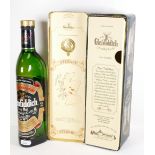Glenfiddich pure malt special reserve Scotch Whisky: A bottle of Special Old Reserve in decorative