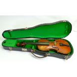 Cased Thomas Craig of Aberdeen Violin: Length of body 34.