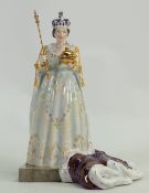 Royal Doulton Prestige figure Queen Elizabeth II HN3436: Limited edition, boxed with certificate.