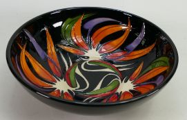 Moorcroft Paradise Found bowl: Designed by Vicky Lovatt, diameter 25cm.