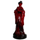 Royal Doulton Flambe figure The Geisha HN3229: Collectors Club exclusive.