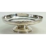 Silver hallmarked dish Sheffield 1931: Gross weight 563g.