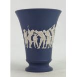 Wedgwood dark blue Jasperware limited edition WGC 1999 American Express Championship Vase: