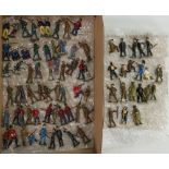 80 x old lead soldiers various periods and makers: A good selection of original pieces.