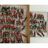 100 x old lead soldiers various periods and makers: A good selection of original pieces.