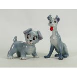 Wade porcelain blow up models of Thumper and Tramp: From the Walt Disney series.